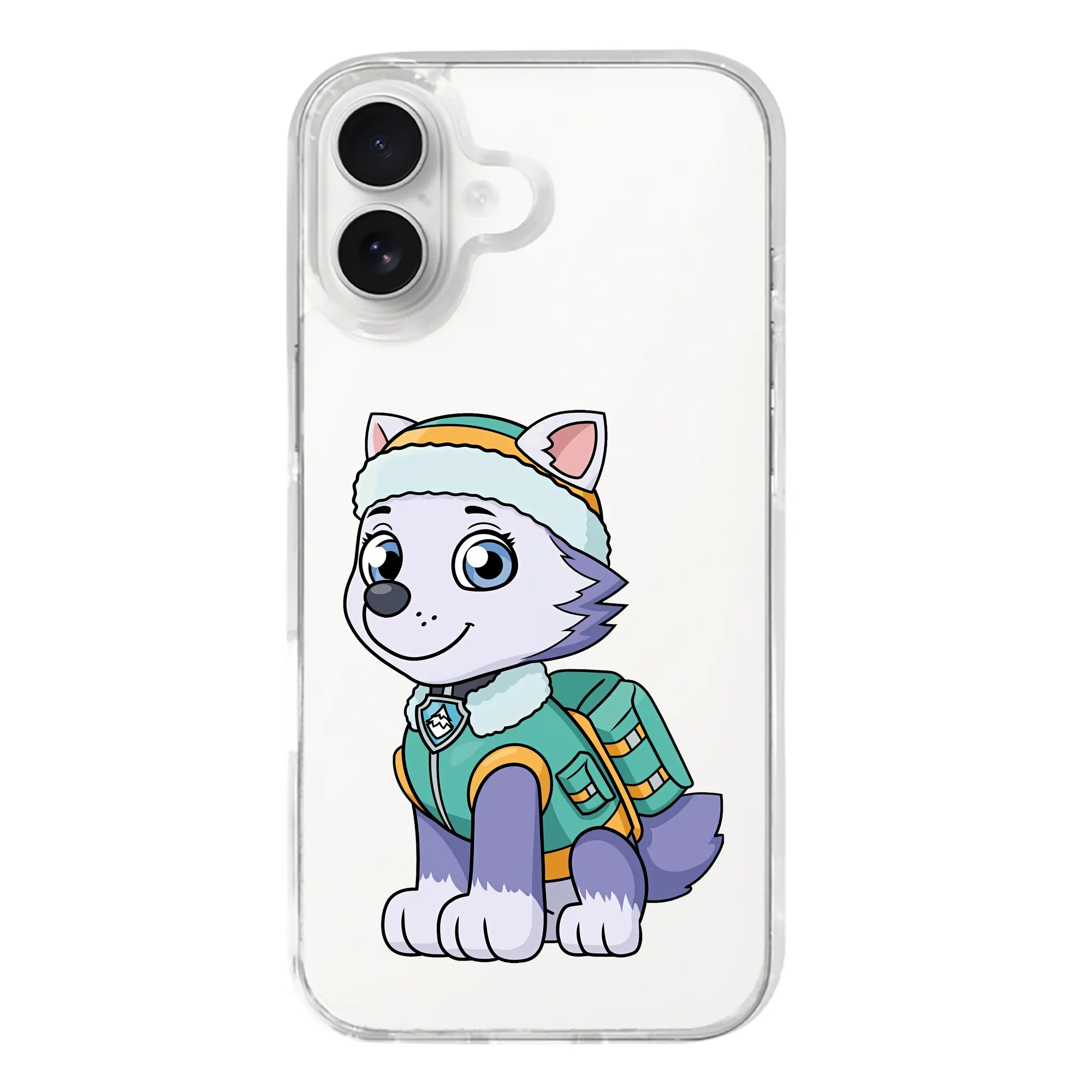 パウ・パトロール グッズ エベレスト - iPhone 17シリーズ 透明スマホケース – 薄型・耐衝撃・精密フィット保護カバー